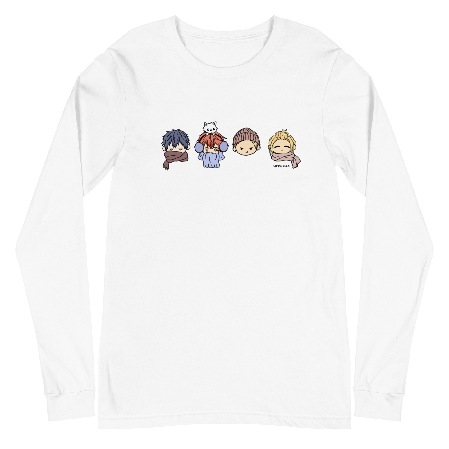 Boy Band Chibi Winter Long Sleeve Tee