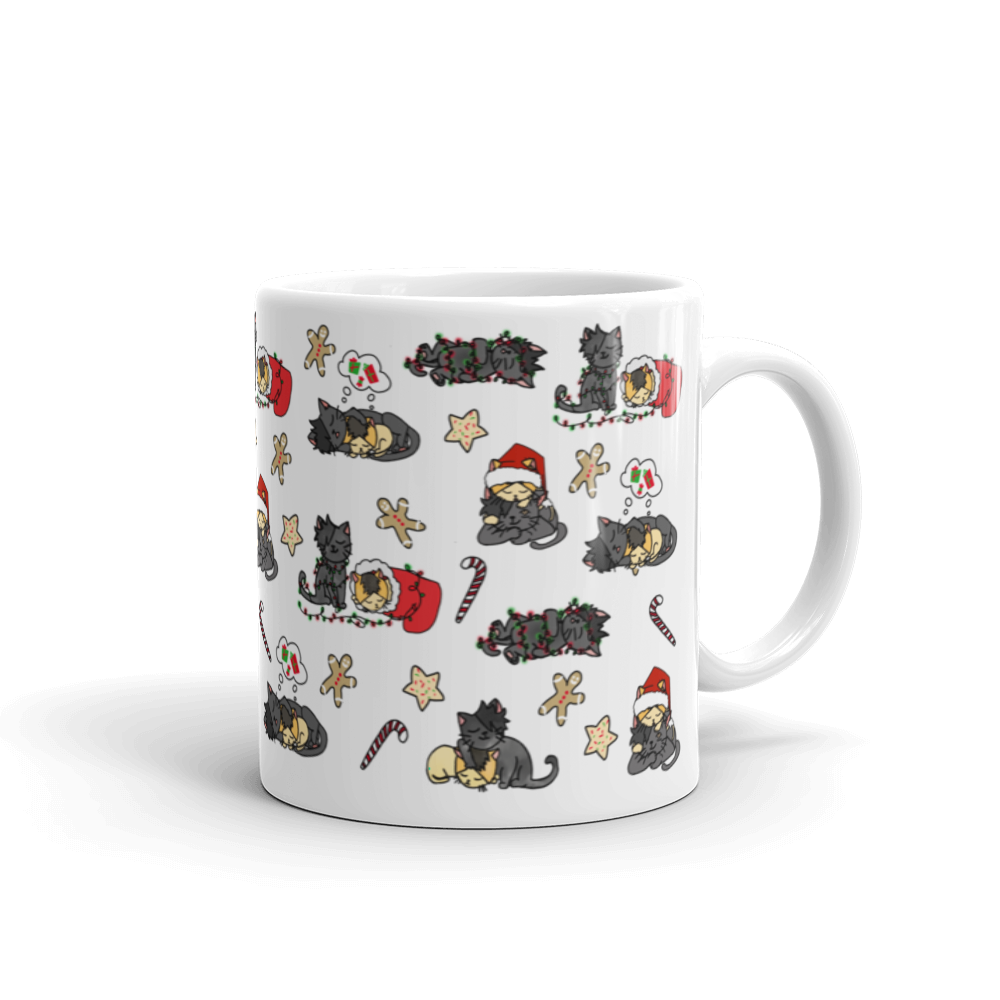 Kuroken Cat Holiday Mug