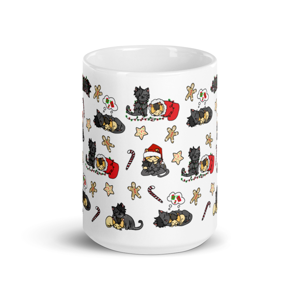 Kuroken Cat Holiday Mug