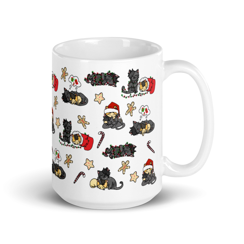 Kuroken Cat Holiday Mug