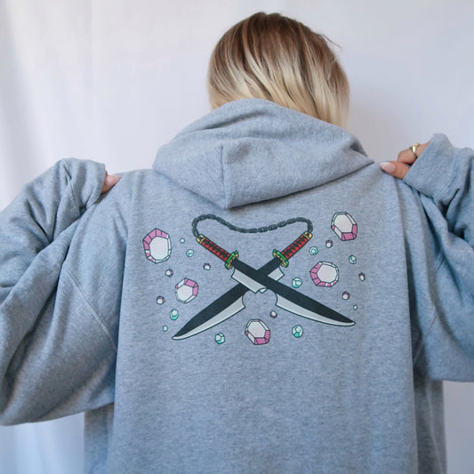 Sound Katanas Zip-Up Hoodie