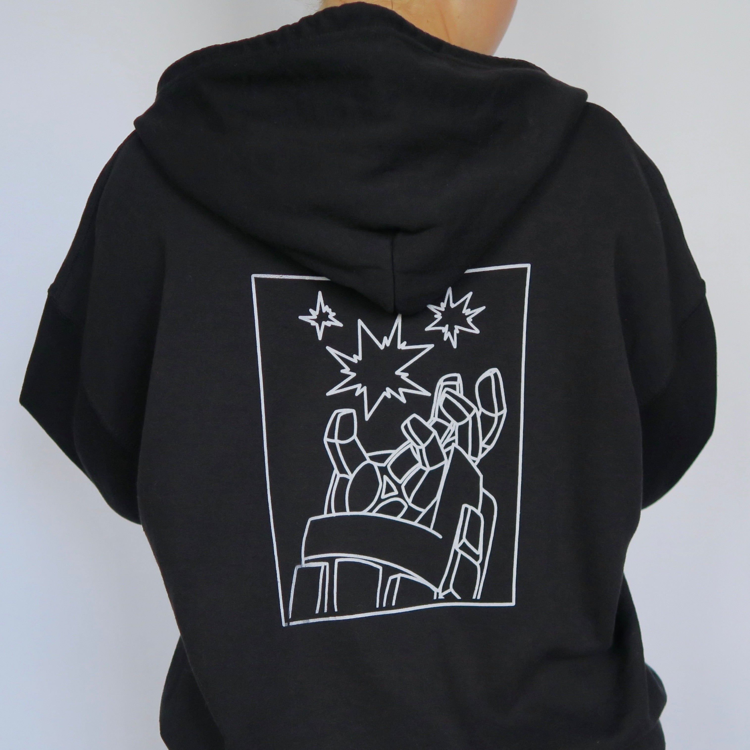 King Explosion – Zip-Up Hoodie – Shop Kazuko