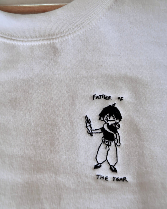 Father of the Year Embroidered Sweatshirt