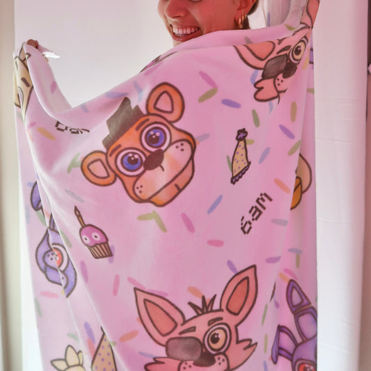 Day Shift Animatronics – Throw Blanket