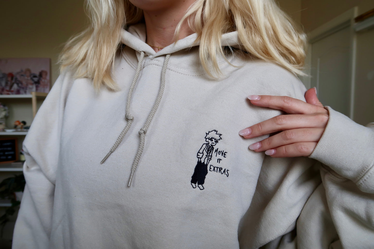 Move it Extras Derpy Embroidered Hoodie