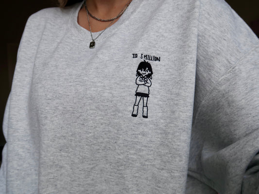 Psychic Derpy Embroidered Sweatshirt