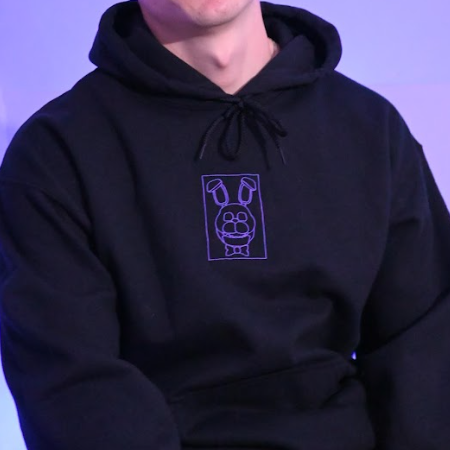 Embroidered Animatronic Bunny – Hoodie (Embroidered)
