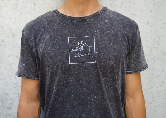 Divine Dogs Denim T-Shirt (Embroidered)