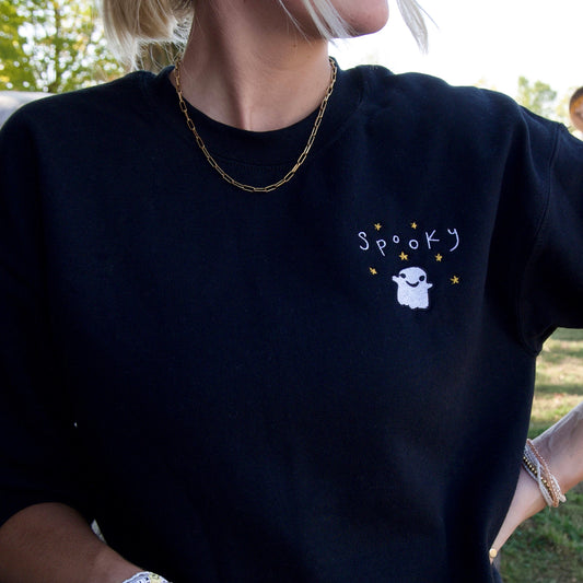 Fa-boo-lous Embroidered Sweatshirt