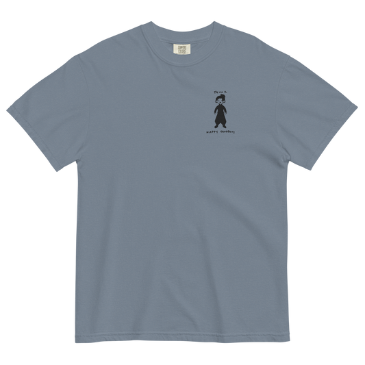 Think Happy Thoughts Embroidered T-Shirt