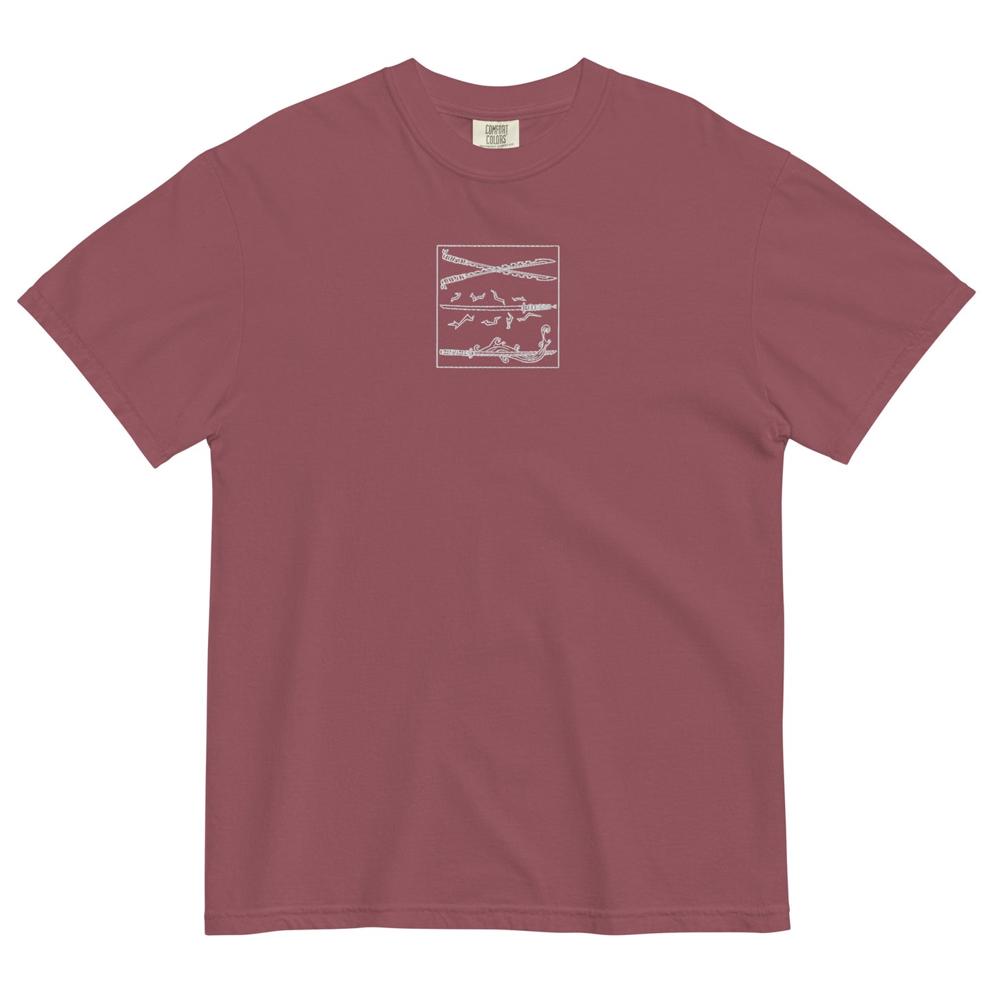 Embroidered Katanas T-Shirt