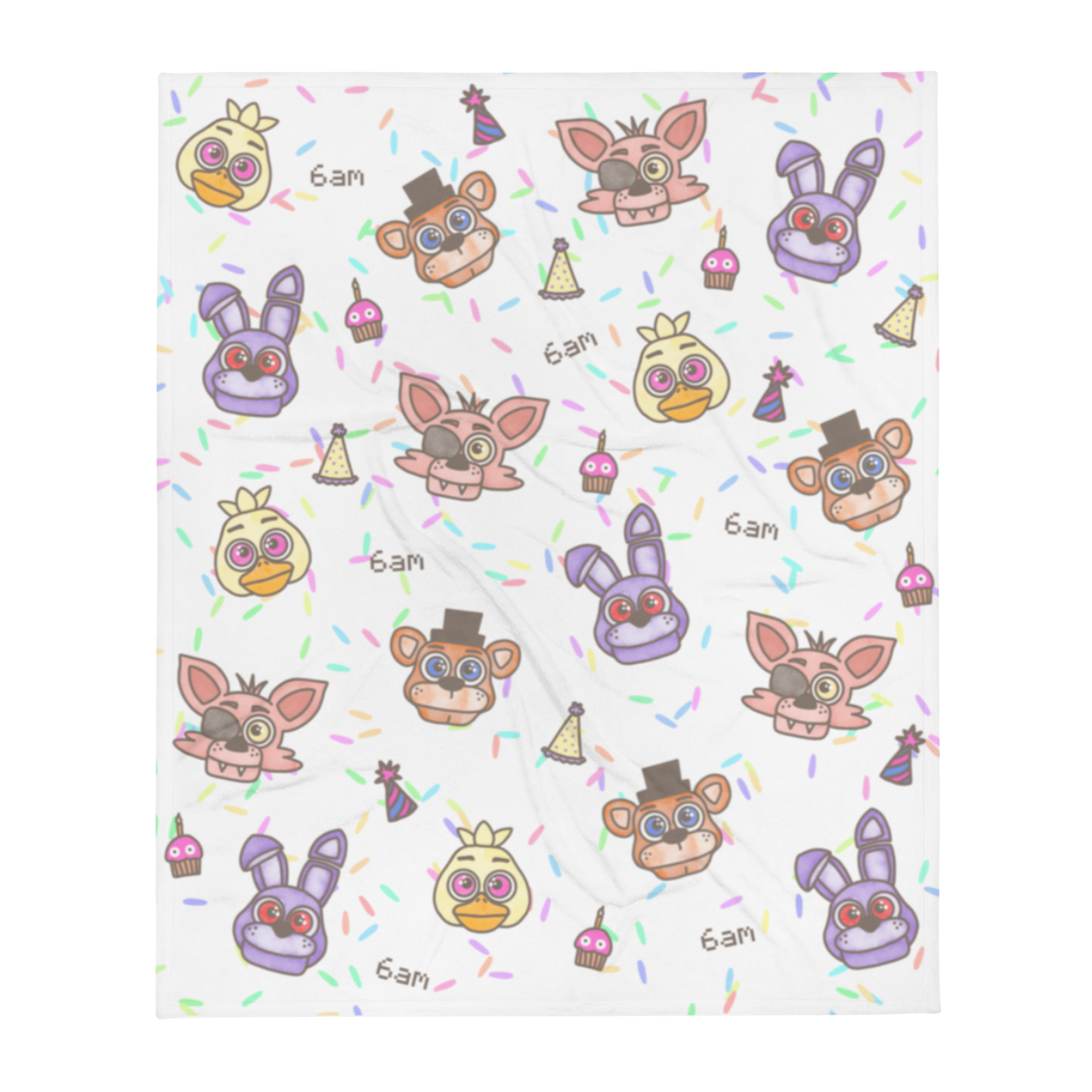 Day Shift Animatronics – Throw Blanket