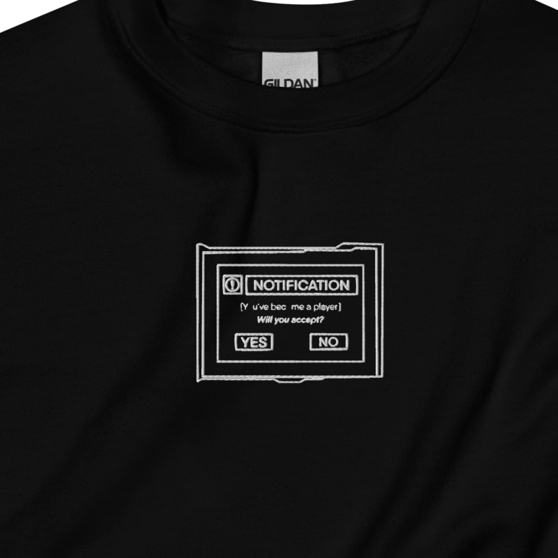 Notification – Sweatshirt (Embroidered)