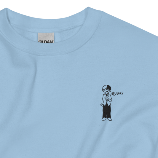 Half N Half Derpy Embroidered Sweatshirt