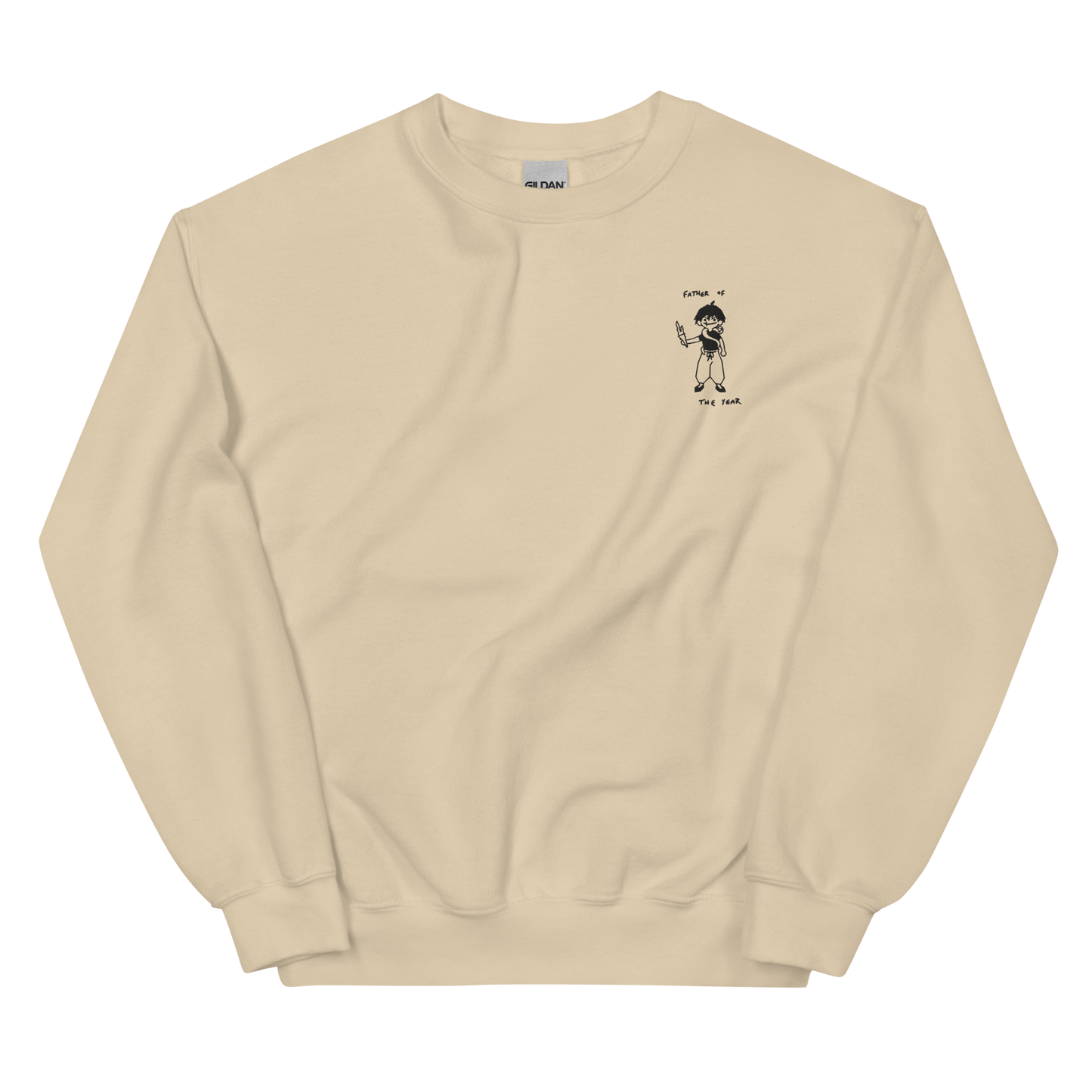 Father of the Year Embroidered Sweatshirt