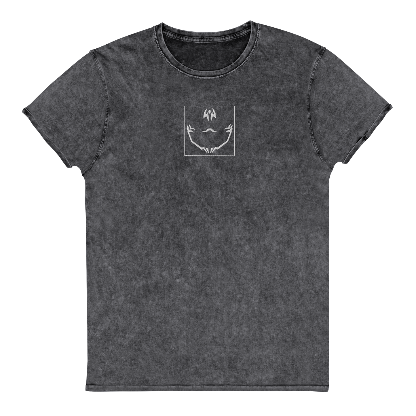 Curse King Denim T-Shirt (Embroidered)