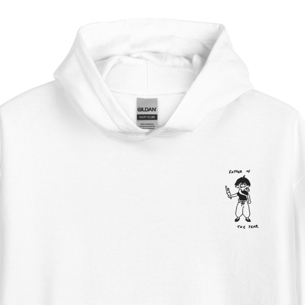 Father of the Year Embroidered Hoodie