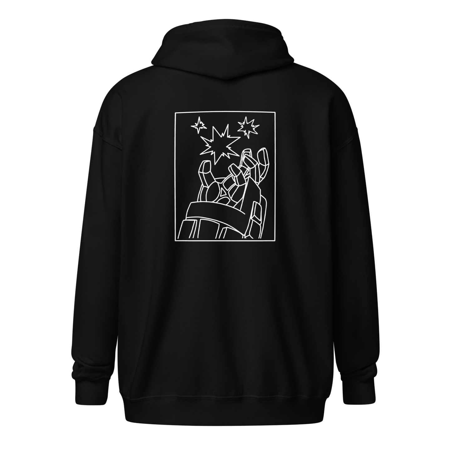 King Explosion Zip Up Hoodie