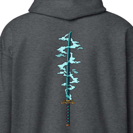 Mist Katana Zip-Up Hoodie