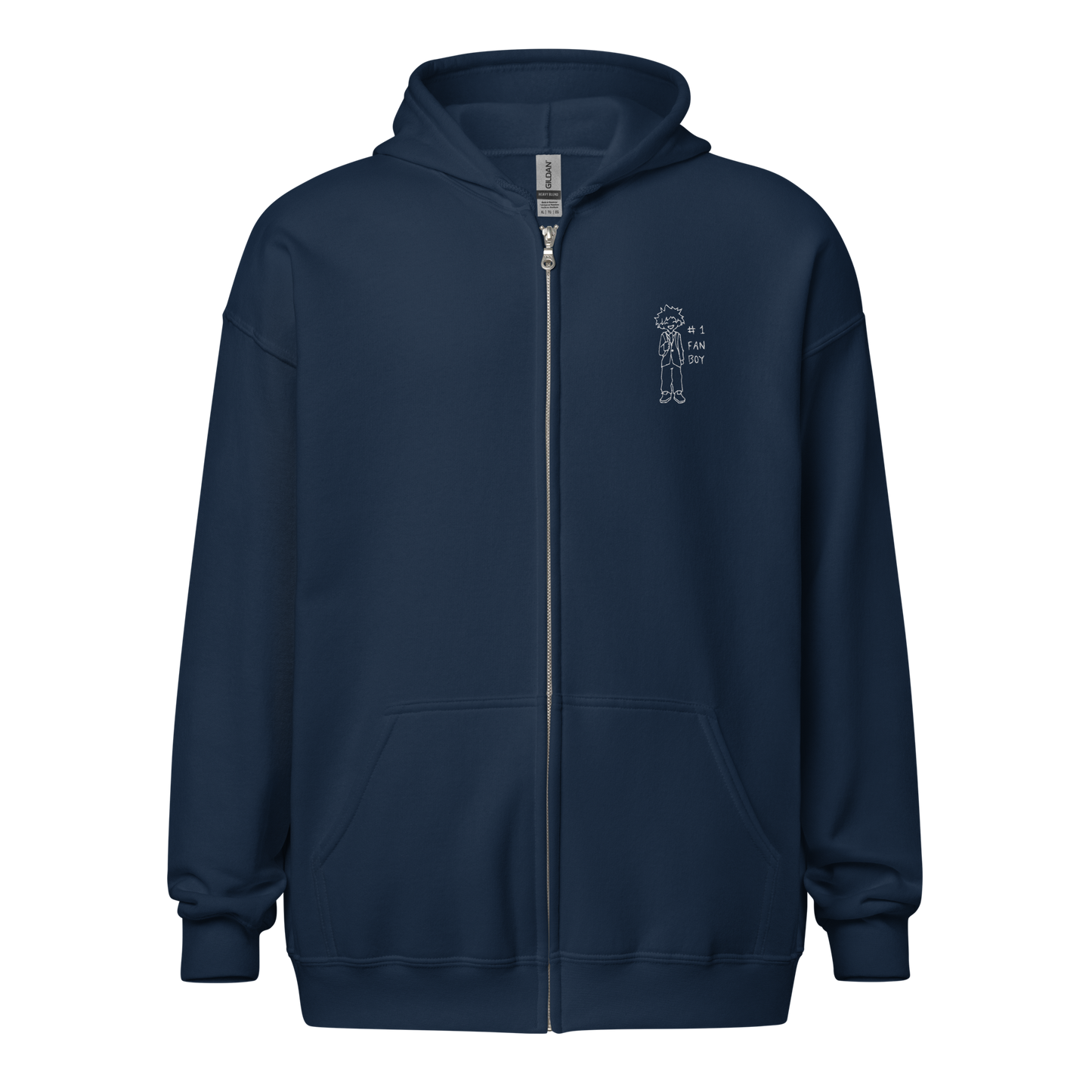#1 Fanboy Zip Up Hoodie