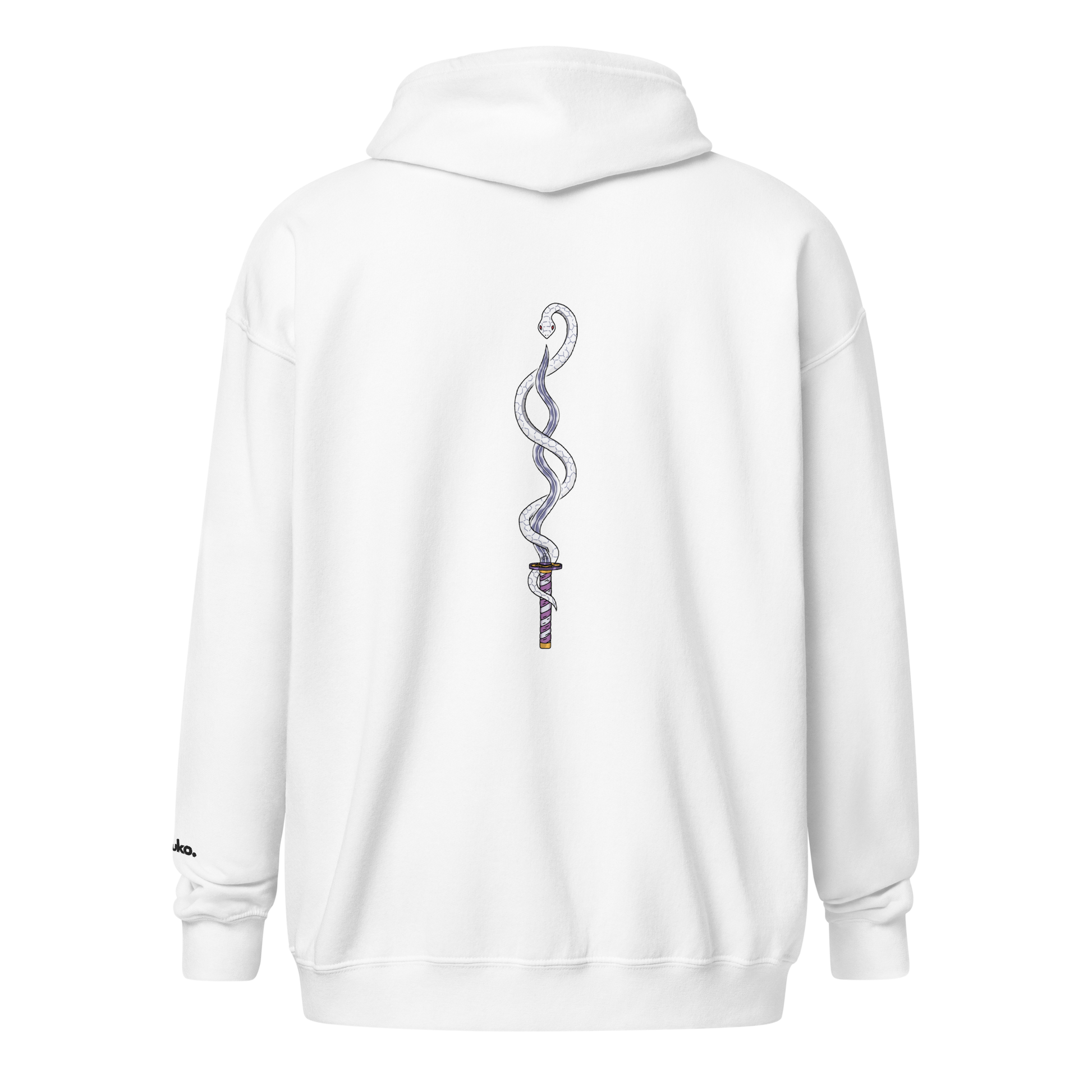 Serpent Katana Zip-Up Hoodie – Shop Kazuko