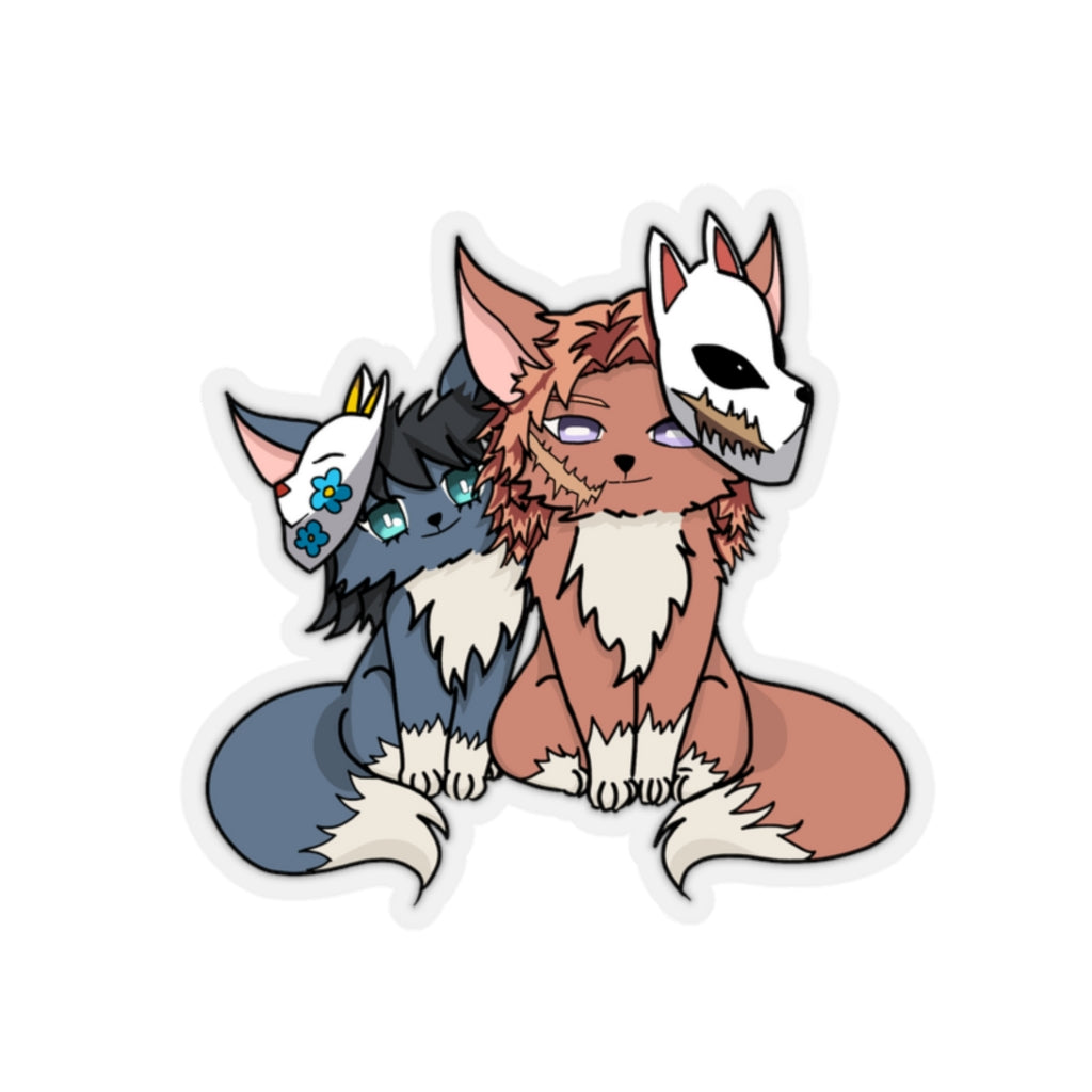 Ghost Fox Sticker