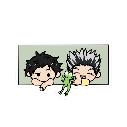 Bokuaka Frog Sticker