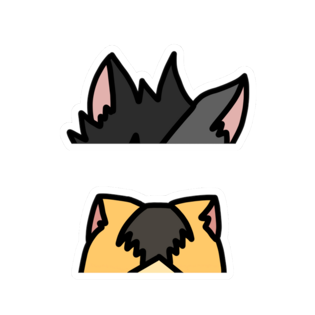 Kuroken Cat Ears Sticker