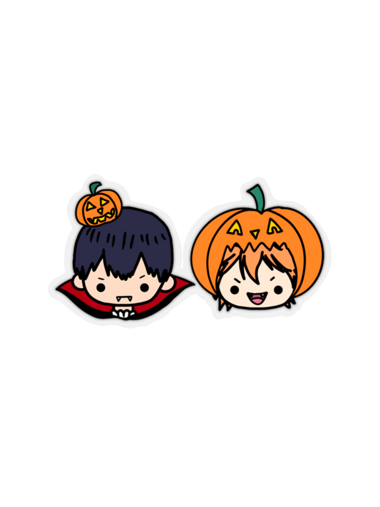 Kagehina Chibi Halloween Sticker
