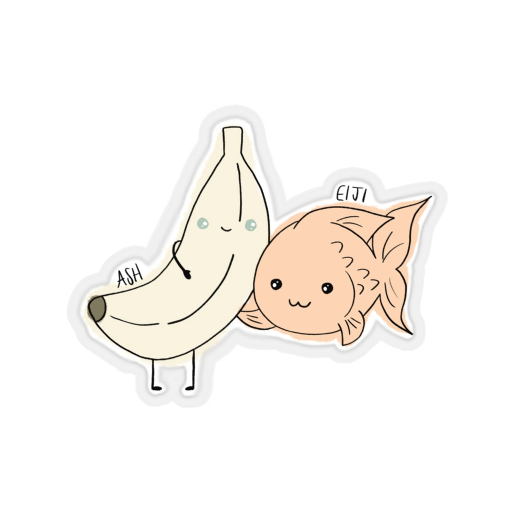 Banana & Fish Sticker