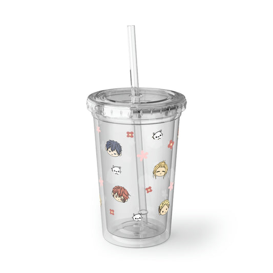 Given Chibi Spring Acrylic Tumbler with Straw