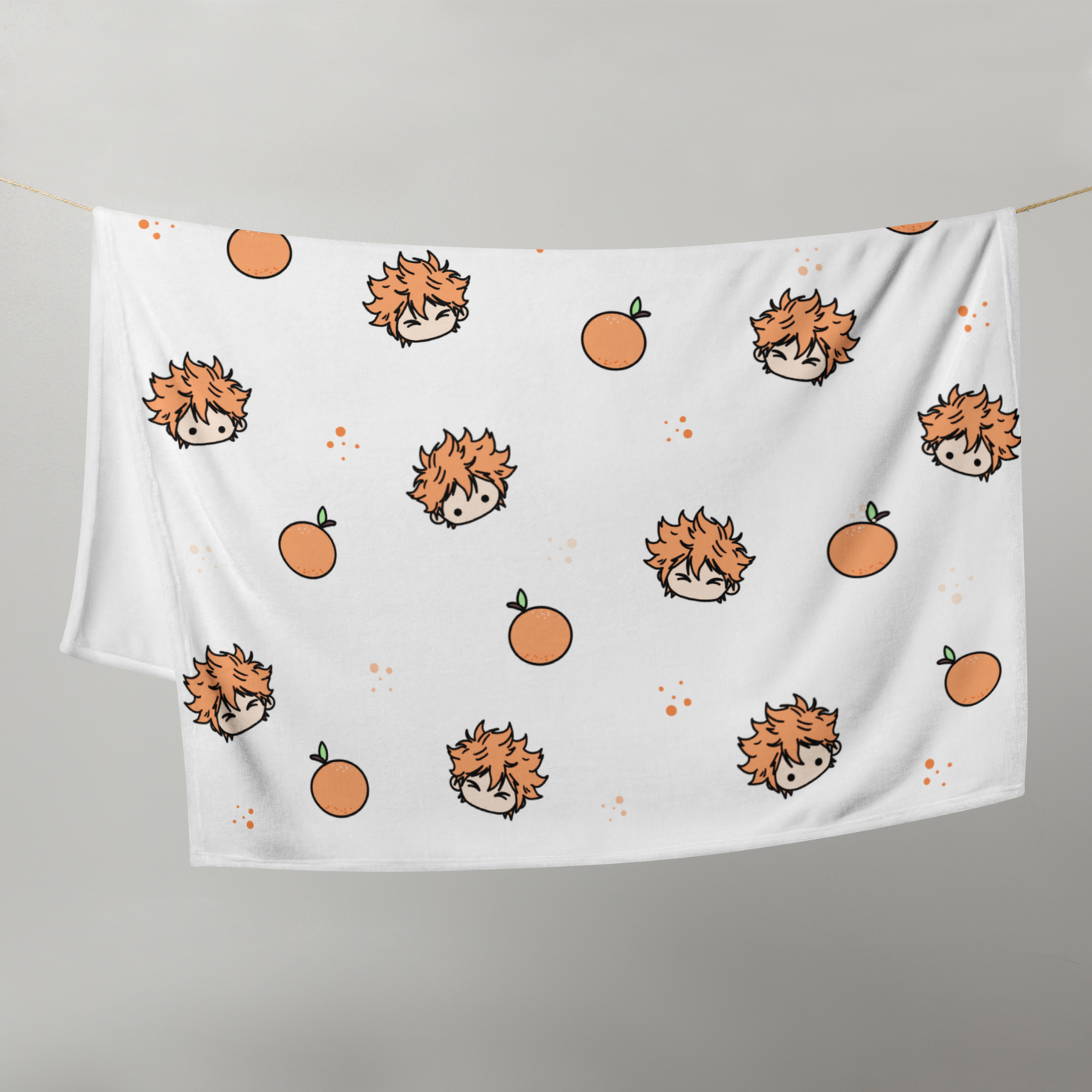 Orange Boy Blanket