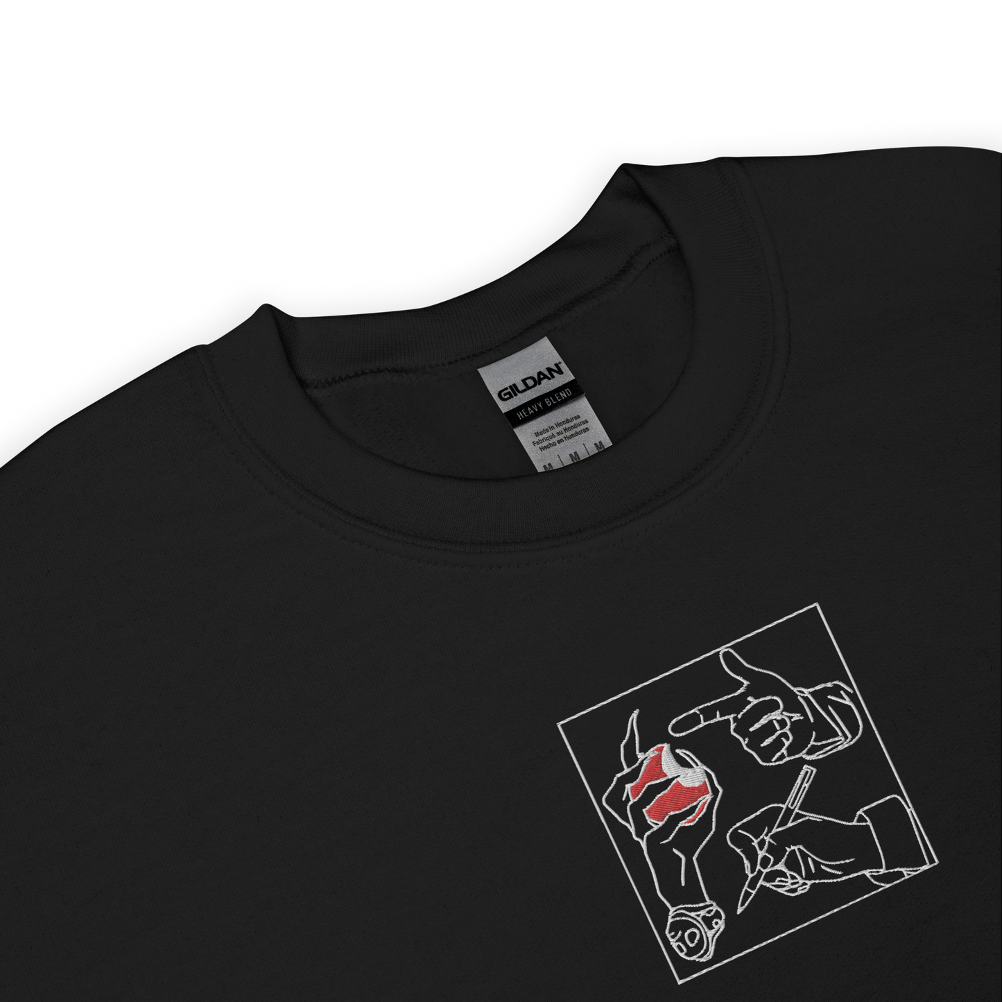 Death Hands Sweatshirt (Embroidered)