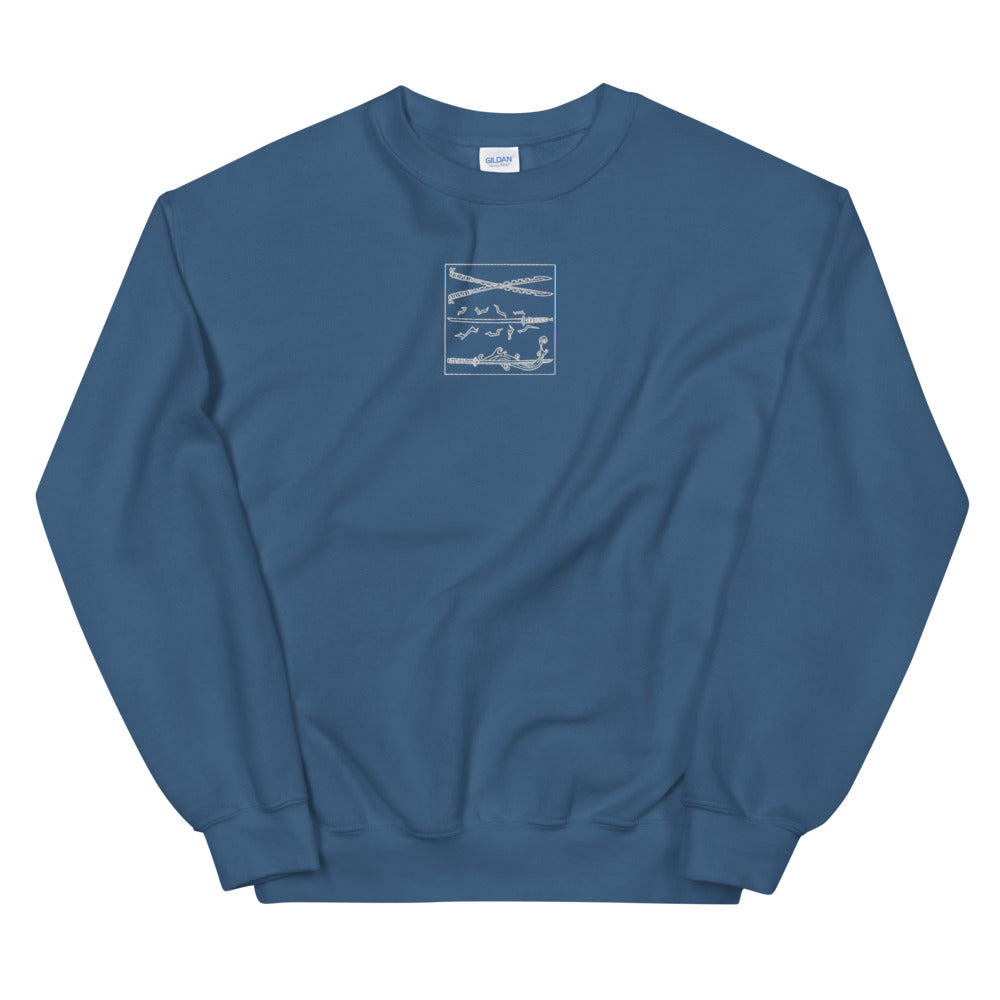 Embroidered Katanas Sweatshirt