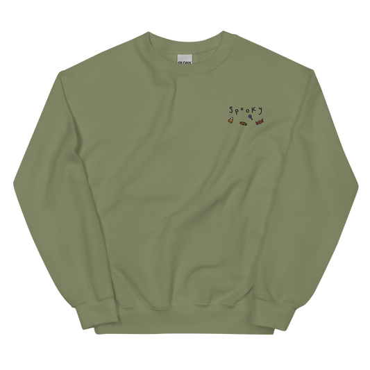 Trick or Treat Yo-self Embroidered Sweatshirt