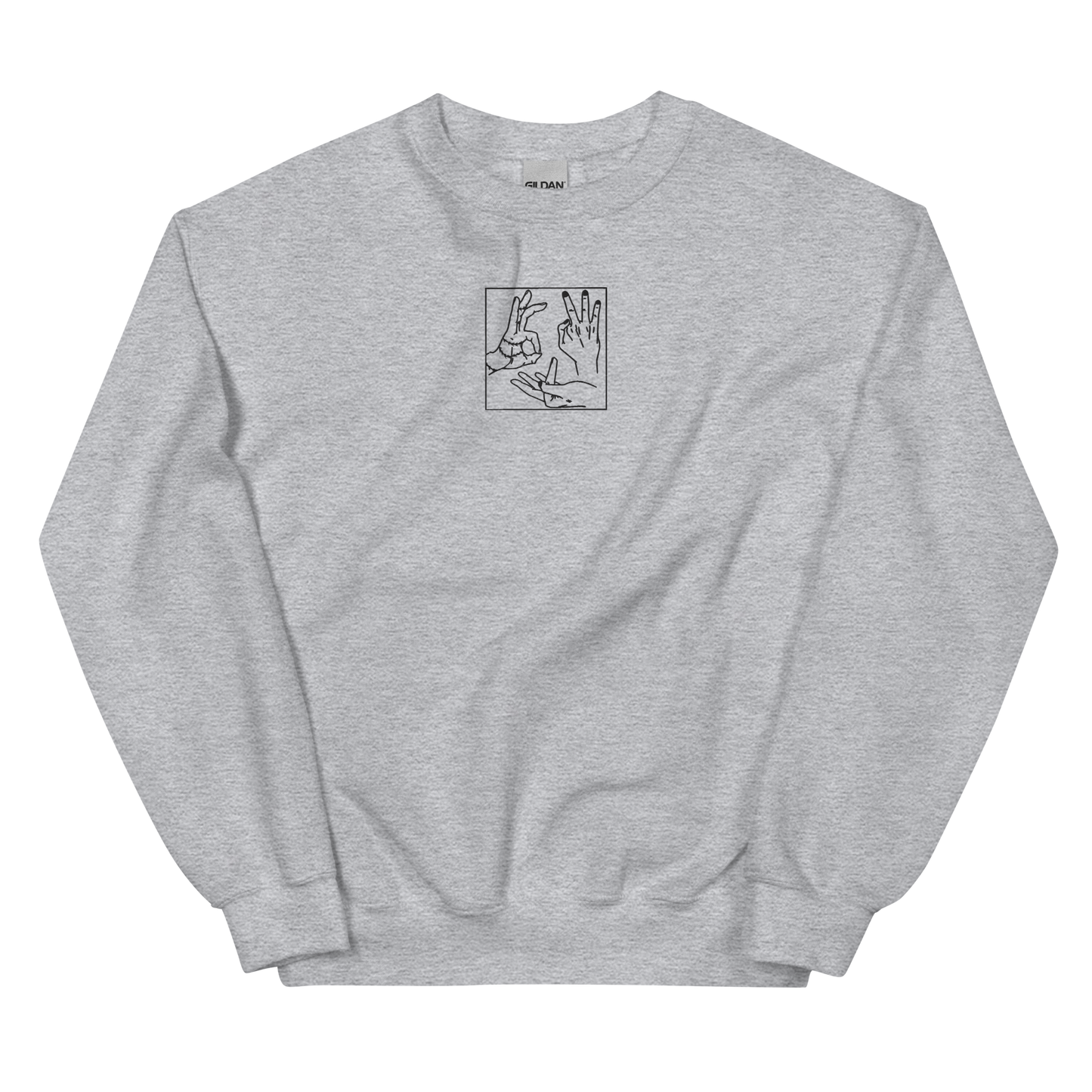 Ghoul Hands Sweatshirt (Embroidered)