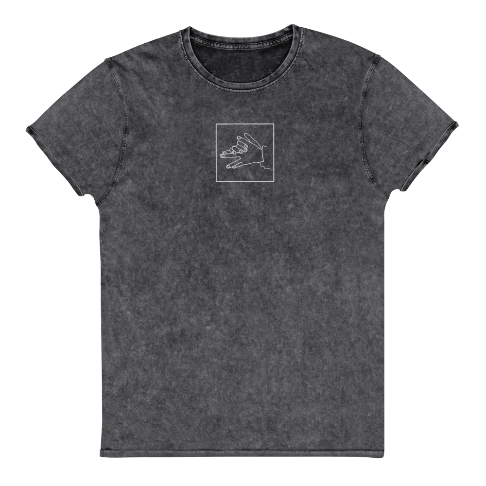 Divine Dogs Denim T-Shirt (Embroidered)