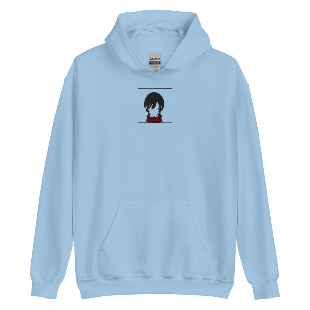 Scarf Girl Embroidered Hoodie