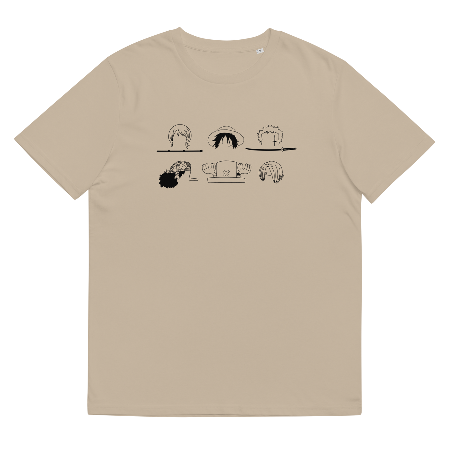 Straw Hats Minimalistic T-shirt