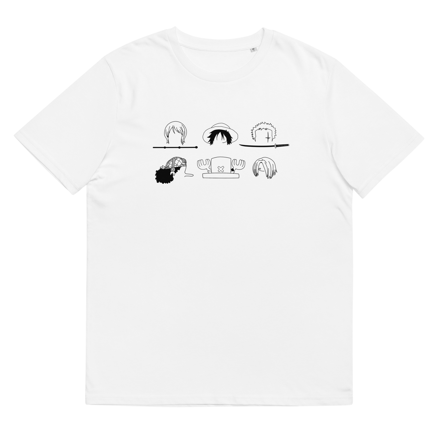 Straw Hats Minimalistic T-shirt