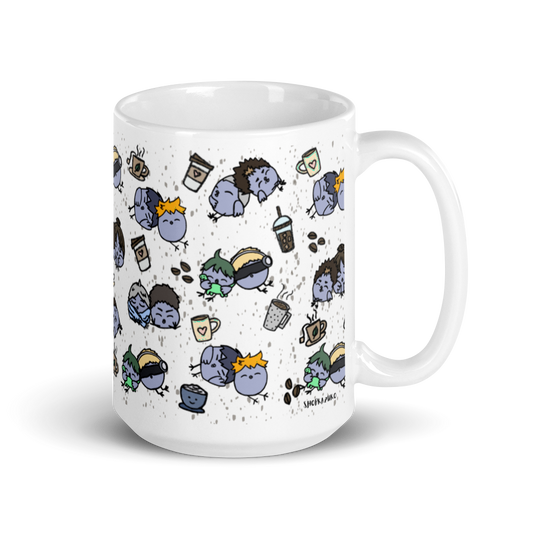 KRSN Chibi Crows mug